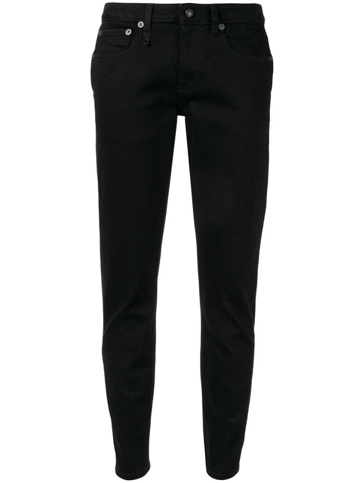 R13 Tapered Low-rise Jeans - Black