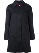 Sealup Lateral Pockets Mid Coat, Women's, Size: 44, Black, Cotton/polyamide/polyester/wool