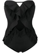 Zimmermann Frill Trim One-piece - Black