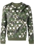 Valentino Camustars Sweatshirt, Men's, Size: Large, Green, Cotton/polyamide