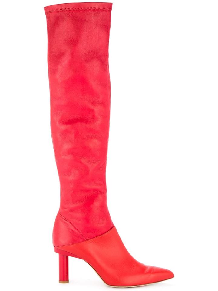 Tibi Caleb Boots - Red