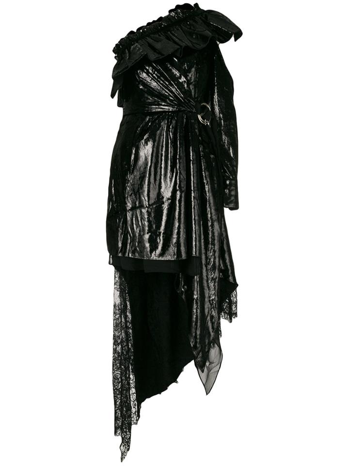 Self-portrait Asymmetric Wrap Dress - Unavailable