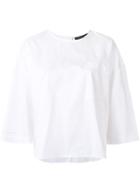 Andrea Marques - Chest Pocket Blouse - Women - Cotton - 40, Women's, White, Cotton