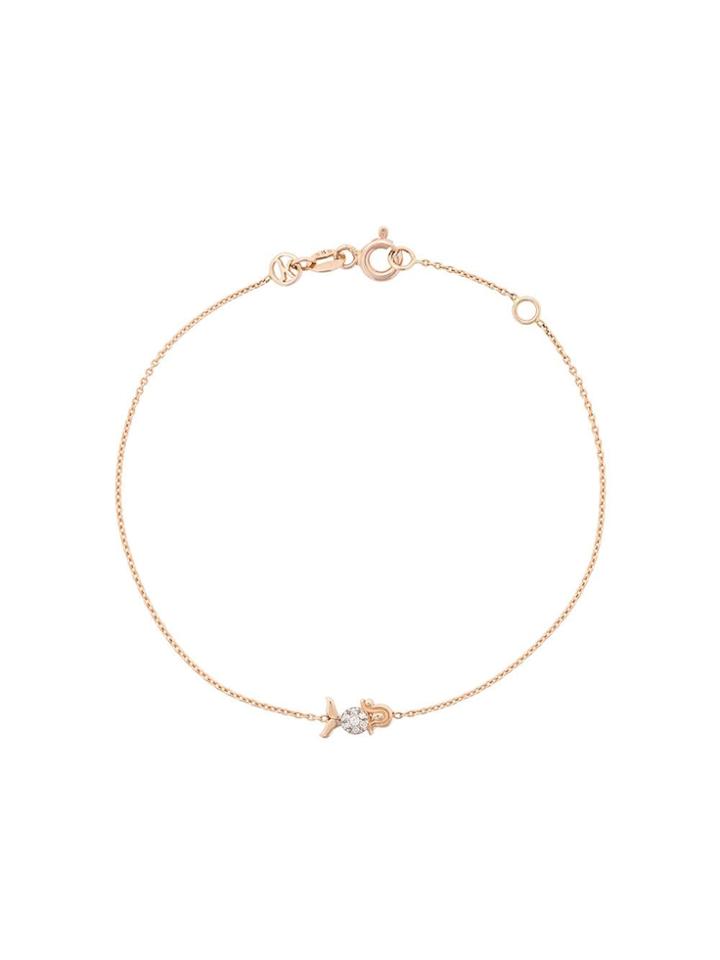 Kismet By Milka 14kt Rose Gold Mermaid Diamond Bracelet