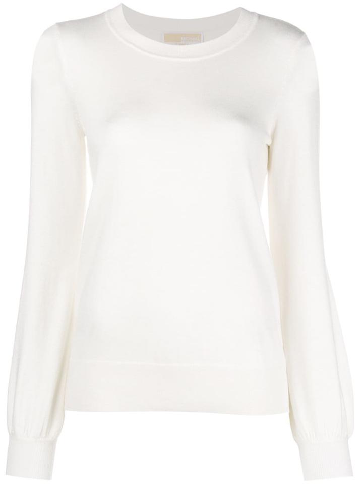 Michael Michael Kors Round Neck Jumper - White