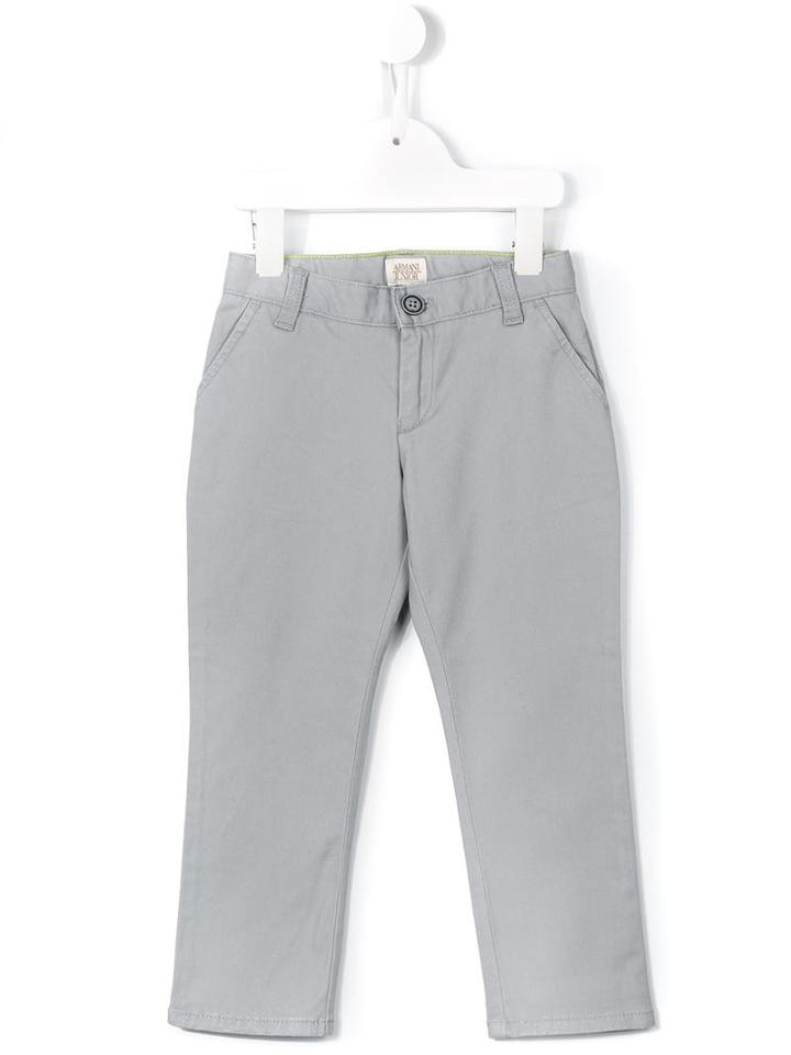 Armani Junior Classic Chinos, Boy's, Size: 6 Yrs, Grey
