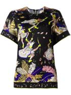 Emilio Pucci Archer Print Blouse, Women's, Size: 42, Silk
