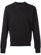 Maison Margiela Elbow Patch Sweatshirt, Men's, Size: 48, Black, Cotton/calf Leather
