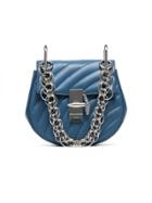 Chloé Blue Drew Bijou Leather Bag