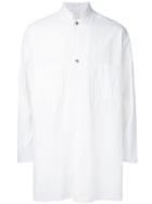 Forme D'expression Standing Collar Shirt - White