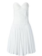 A.f.vandevorst '152 Decisive' Strapless Dress, Women's, Size: 38, White, Cotton/elastodiene