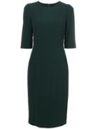 Dolce & Gabbana Jewelled Zip Detail Dress - Green