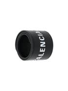 Balenciaga Branded Wristband - Black