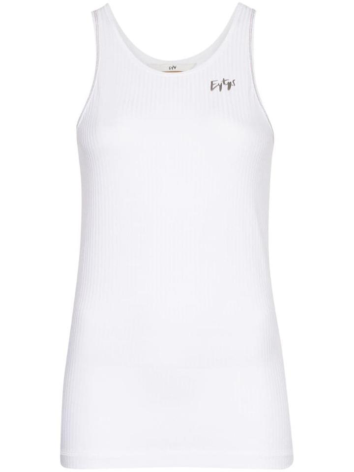 Eytys Toni Ribbed Tank Top - White