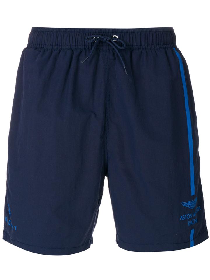 Hackett Aston Martin Racing Beach Shorts - Blue