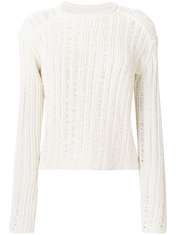 Rick Owens Biker Knitted Sweater - Nude & Neutrals