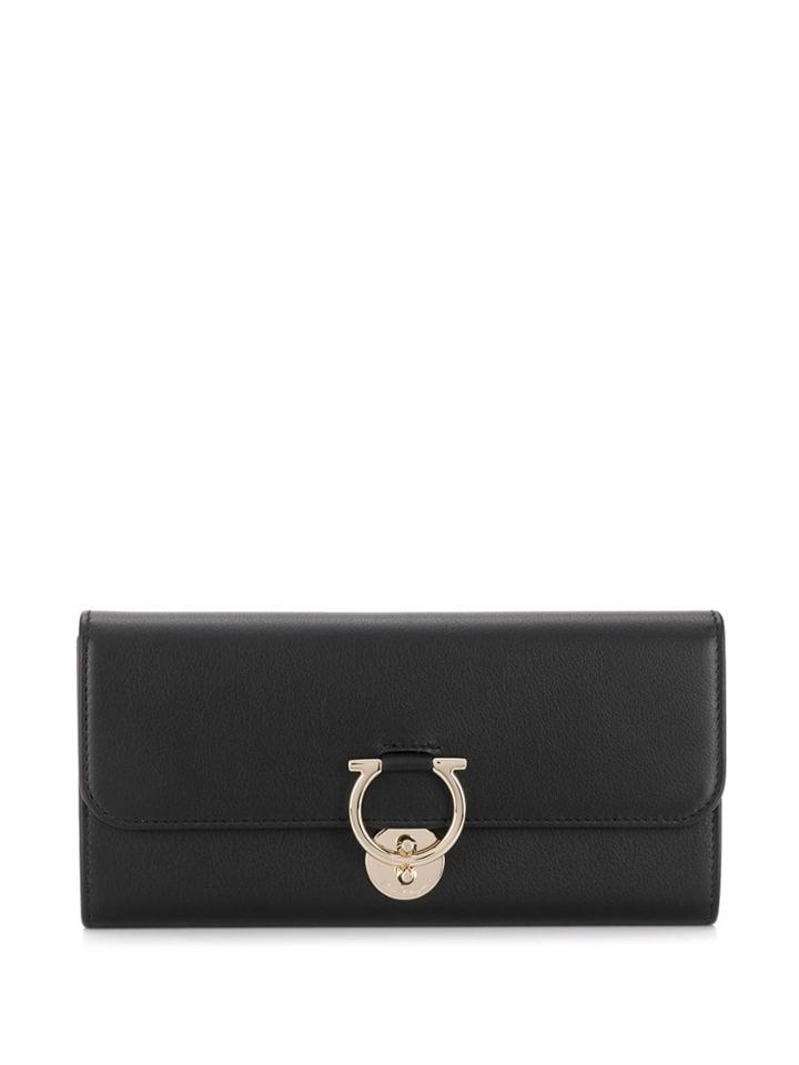 Salvatore Ferragamo Gancio Purse - Black