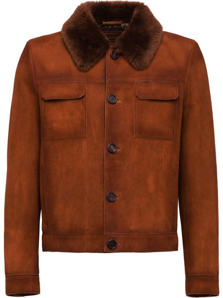 Prada Vintage-look Jacket - Brown