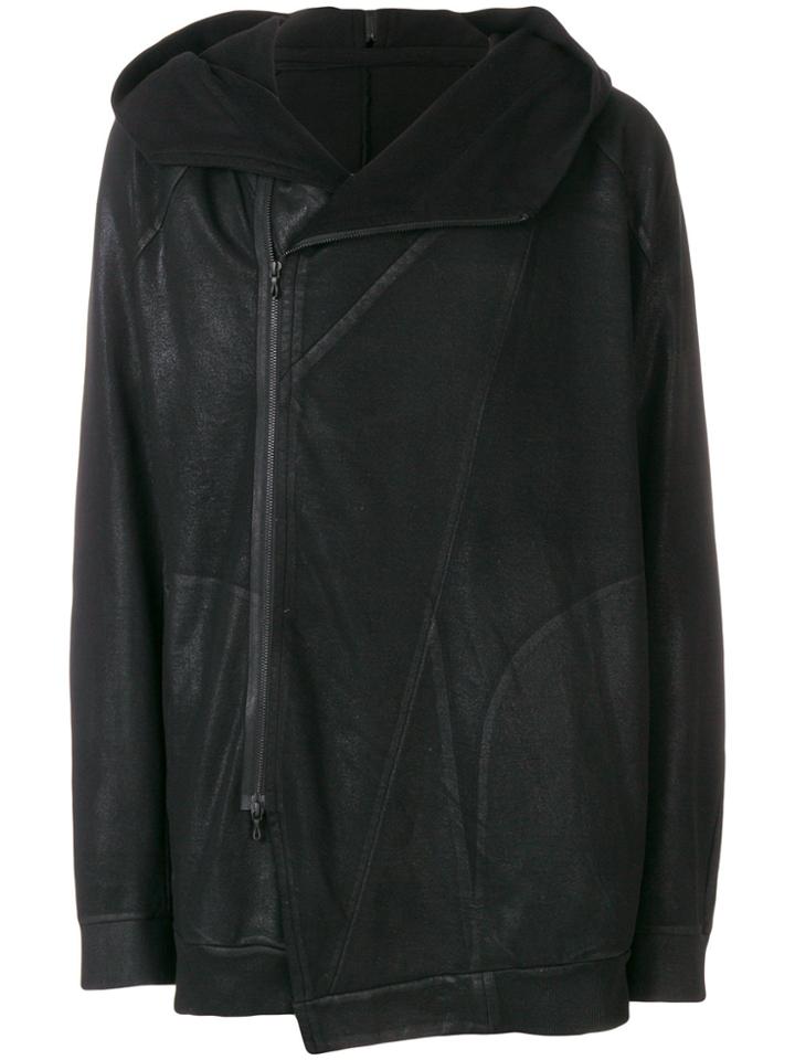 Julius Oversized Panelled Jacket - Black
