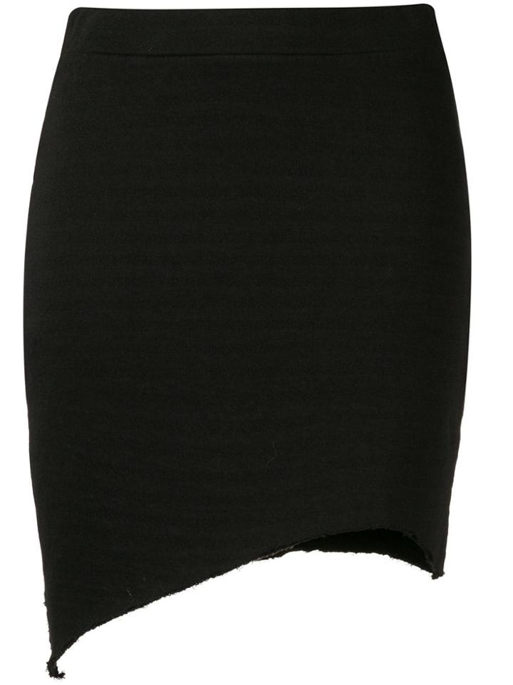Thom Krom Asymmetric Hem Skirt - Black