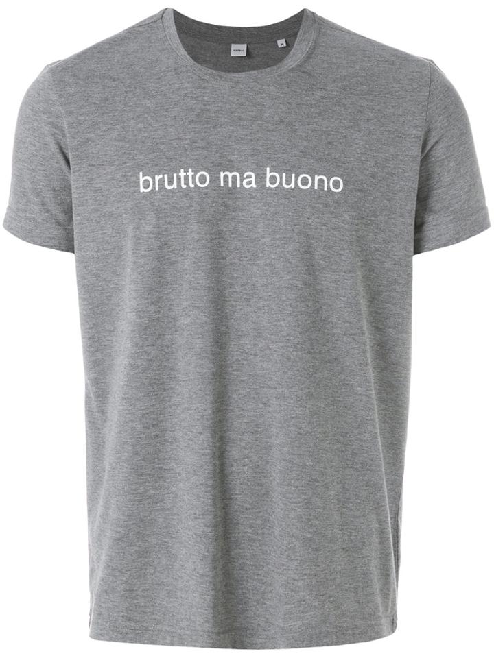 Aspesi Printed Design T-shirt - Grey