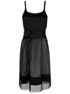 Gloria Coelho Pleated Gown - Black