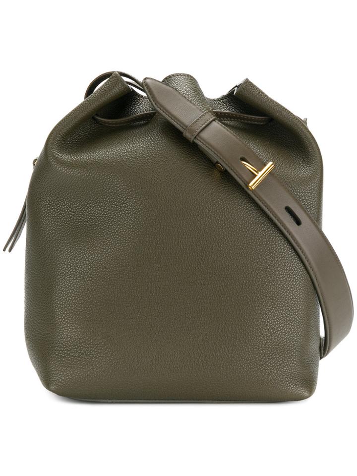 Tom Ford Classic Bucket Bag - Green