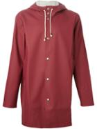 Stutterheim 'stockholm' Raincoat, Men's, Size: Small, Pink/purple, Cotton/polyester/pvc