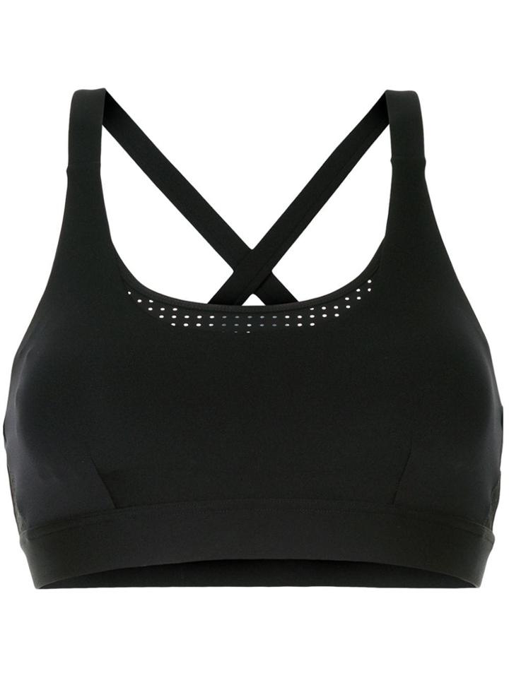 The Upside Criss Cross Bra Top - Black