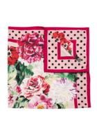 Dolce & Gabbana Floral Print Stole - Pink