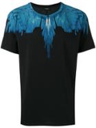 Marcelo Burlon County Of Milan - Wing Collar T-shirt - Women - Cotton - Xxl, Black, Cotton