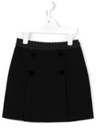 Dolce & Gabbana Kids Box Pleat Skirt, Toddler Girl's, Size: 2 Yrs, Black