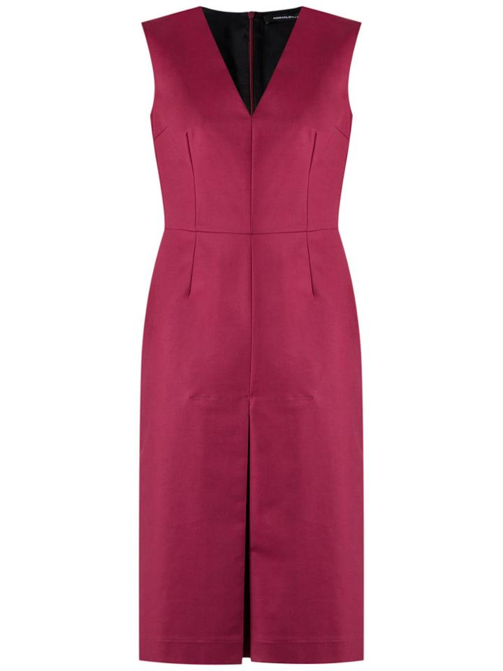 Reinaldo Lourenço Shift Dress - Pink & Purple