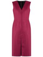Reinaldo Lourenço Shift Dress - Pink & Purple