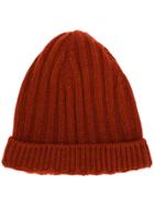Holland & Holland Cashmere Knited Beanie - Red