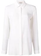 Emilio Pucci White Long Sleeved Silk Shirt
