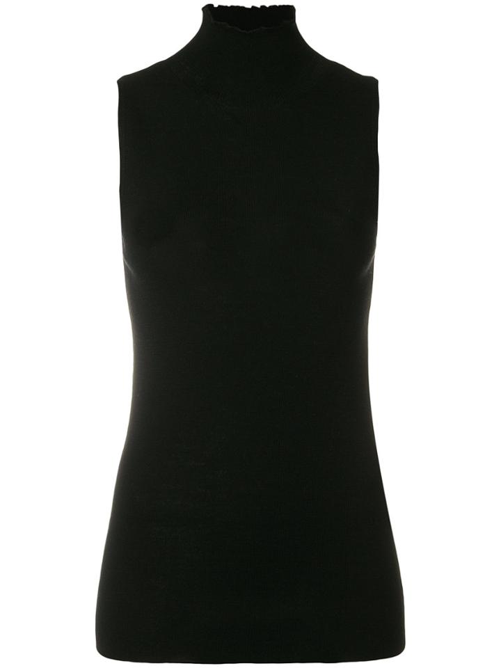 Dorothee Schumacher Turtleneck Sleeveless Jumper - Black