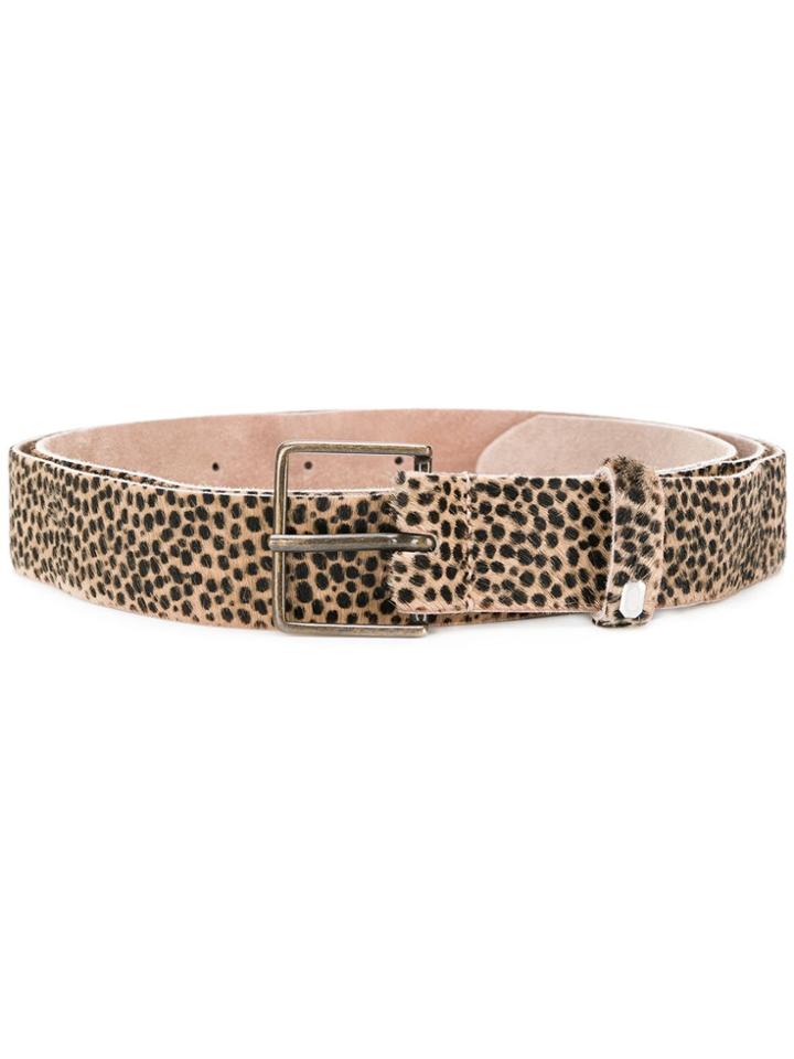 Forte Forte Animal Printed Belt - Nude & Neutrals