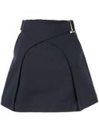 Dion Lee Panelled A-line Skirt - Blue