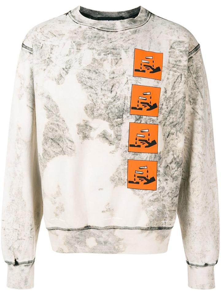 United Standard Patch Detail Sweatshirt - Neutrals