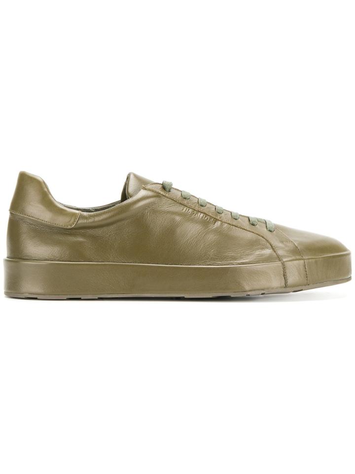 Jil Sander Low Top Sneakers - Green