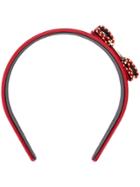 Salvatore Ferragamo Bow-ribbon Headband - Red
