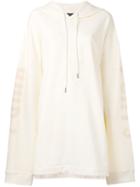 Fenty X Puma - Hooded Lace Trim Sweatshirt - Women - Cotton/polyester/spandex/elastane - M, Nude/neutrals, Cotton/polyester/spandex/elastane