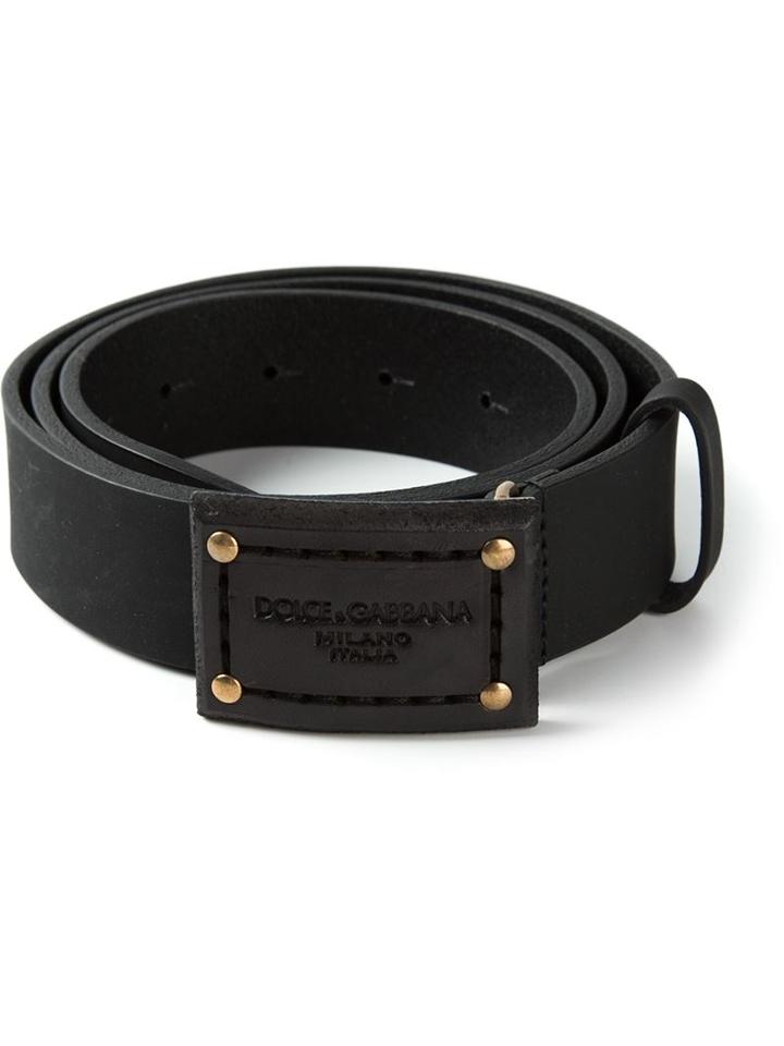 Dolce & Gabbana Logo Buckle Belt