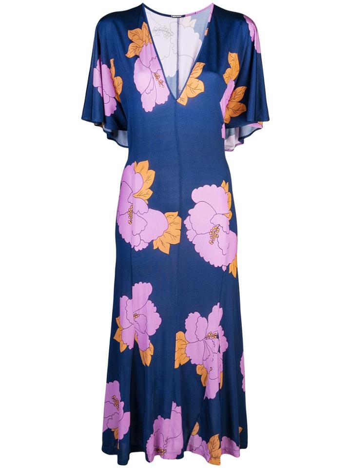 Dodo Bar Or Valeria Midi Dress - Blue