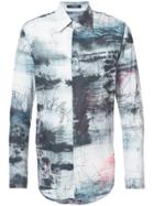 Nude Printed Shirt - Grey
