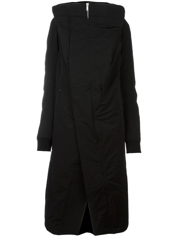 Rick Owens Drkshdw 'exploder Saturn' Coat, Women's, Size: Large, Black, Cotton/polyamide