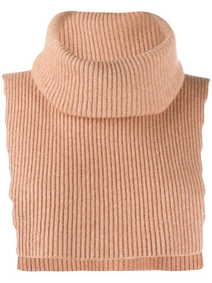 Cashmere In Love Sleeveless Neck Warmer - Neutrals