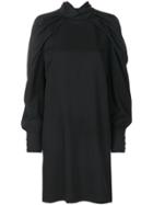 Carven Voluminous Sleeve Dress - Black
