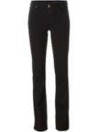7 For All Mankind Slim Bootcut Jeans, Women's, Size: 31, Black, Modal/cotton/polyester/spandex/elastane